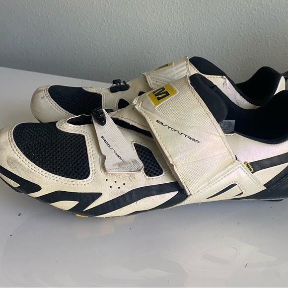Mavic Black and White Cycling Shoes 10-5 - Picture 1 of 9